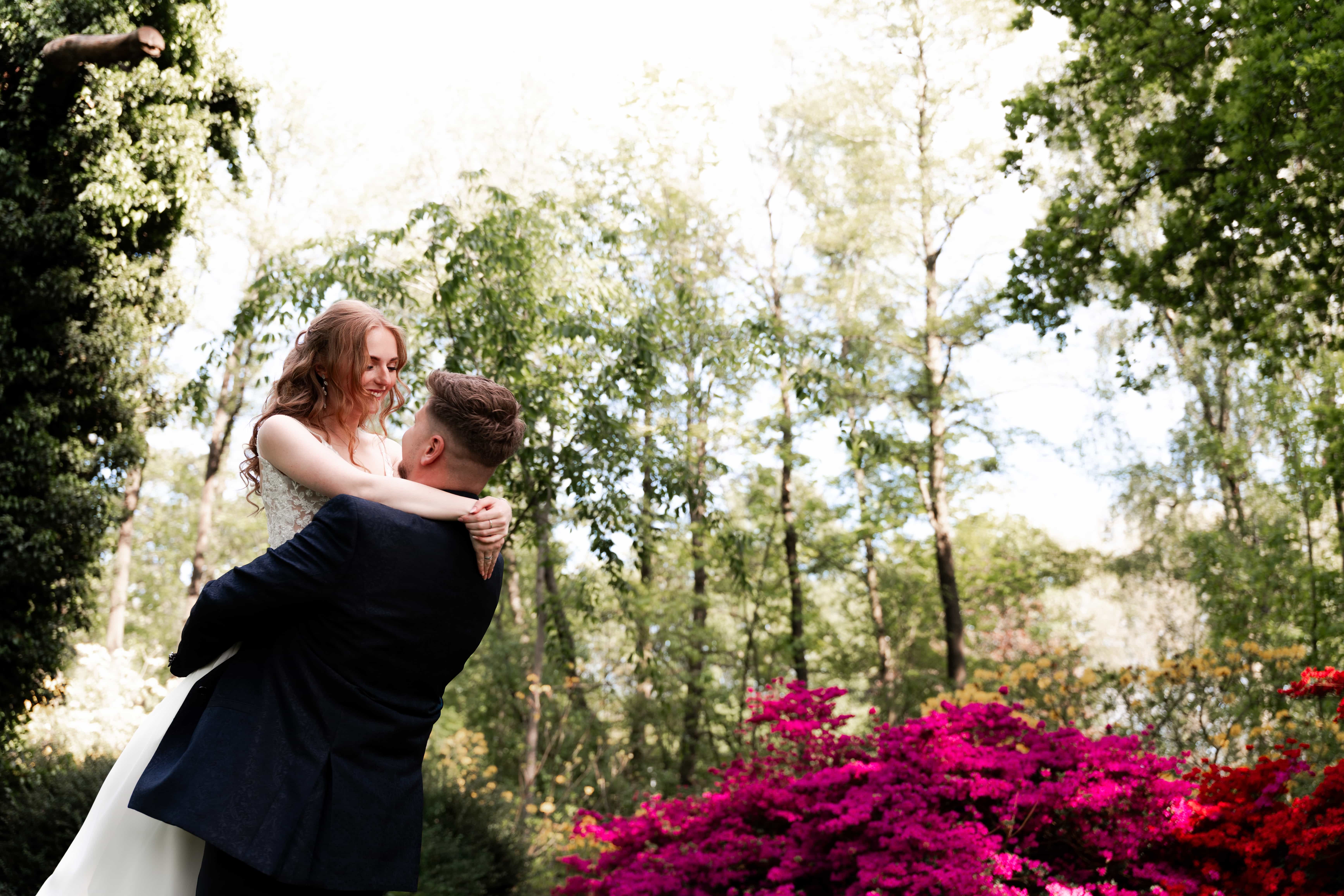 Hochzeitsfotograf Marie & David – Brautpaar bei der freien Trauung